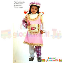 costume pippi calzelunghe royal tg.s - 6 anni