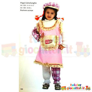 Acquista costume pippi calzelunghe royal tg.s - 6 anni online