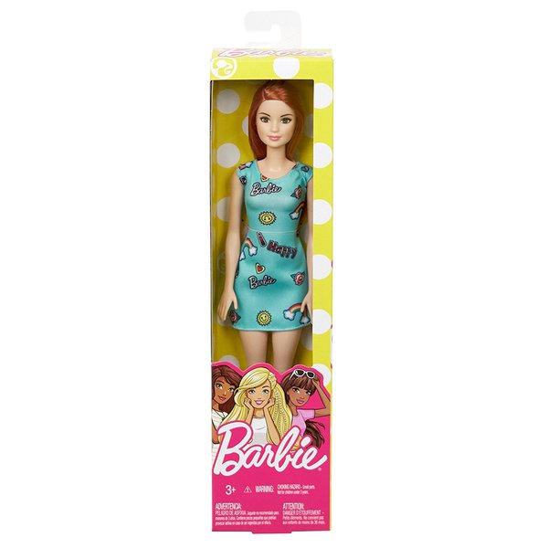 barbie trendy con vestito celeste