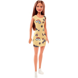 barbie trendy con vestito giallo