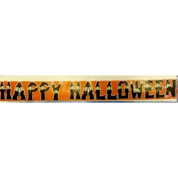 festone frange happy halloween mt 2,70