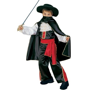 costume cavaliere mascherato 7 anni