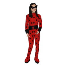 costume lady bug tg m 6/7 anni
