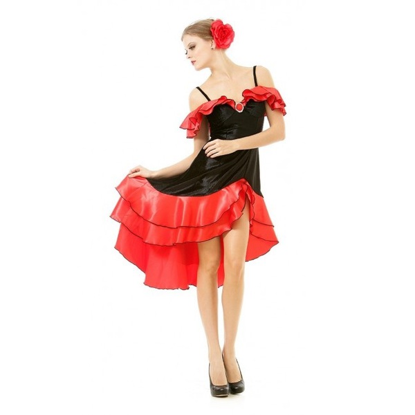 costume ballerina di flamenco tg m