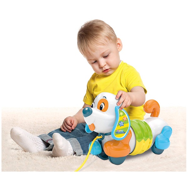 cagnolino trainabile pull along dog 