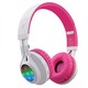 cuffia bluetooth rosa/celeste