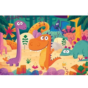 maxi puzzle pz 24 dinosauri