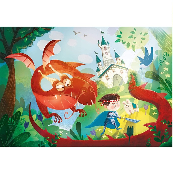 puzzle pz 180 the dragon and the knight