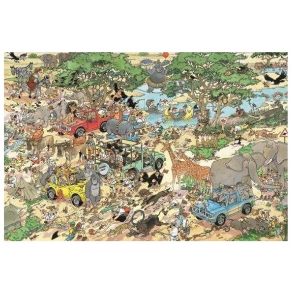 puzzle 1500 pezzi comic elefanti
