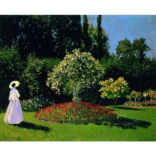 puzzle 1500 pezzi donna in giardino 