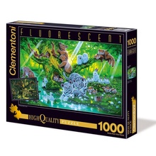 puzzle 1000 pezzi fluorescente coppie di animali