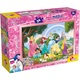 maxi puzzle double face 24 pezzi principesse