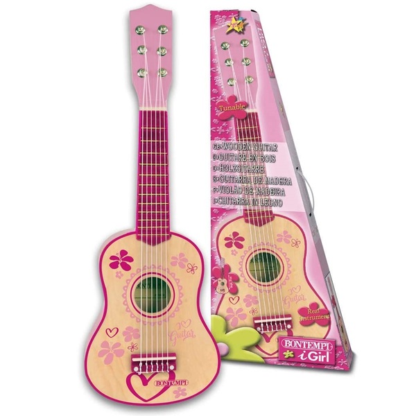 chitarra in legno rosa 55 cm 