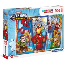 maxi puzzle 104 pezzi super eroi