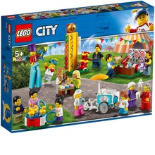 lego city town (60234). people pack - luna park