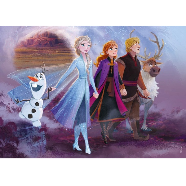 2 mini puzzle da 20 pezzi di frozen - clementoni