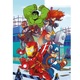 2 mini puzzle da 20 pezzi avengers - clementoni