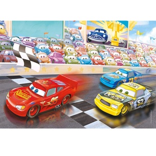 3 puzzle da 48 pezzi cars - clementoni