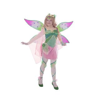 costume winx bloomix flora - età 7/9 anni