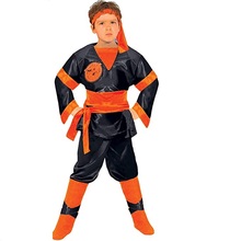 costume ninja black 3-4 anni