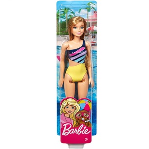 barbie beach con costume giallo