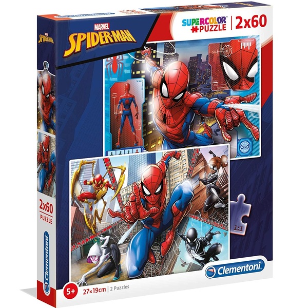 puzzle 2x60 spiderman