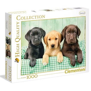 puzzle 1000 pezzi cuccioli di labrador