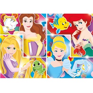 puzzle 104 pezzi disney princesses