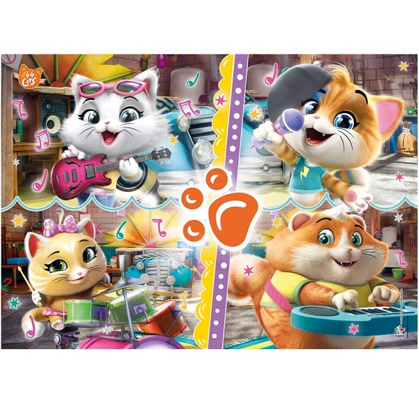 puzzle 104 pezzi 44 cats 