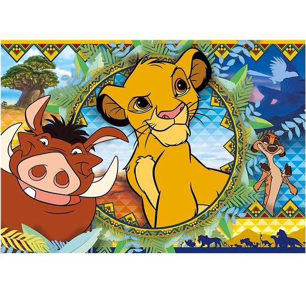 puzzle 104 pezzi lion king