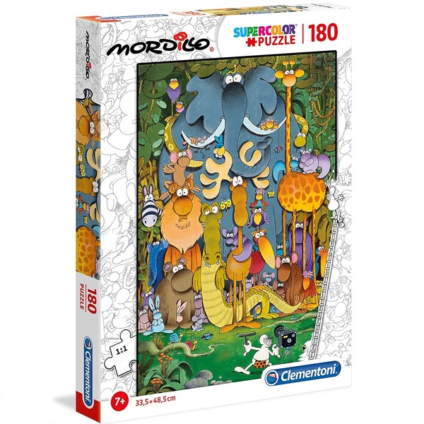 puzzle 180 pezzi mordillo