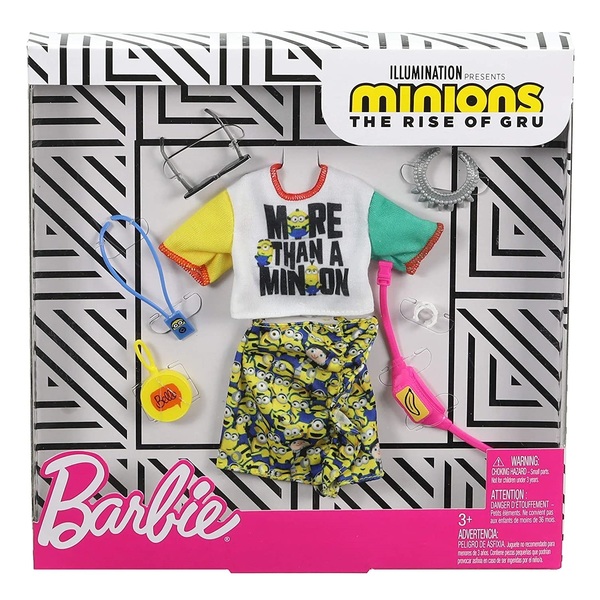 barbie moda minions maglia e pantoloncino