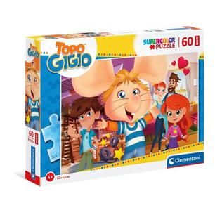 maxi puzzle topo gigio 60 pezzi supercolor