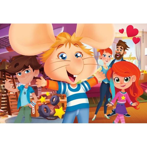 maxi puzzle topo gigio 60 pezzi supercolor