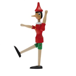 pinocchio in legno 30cm 