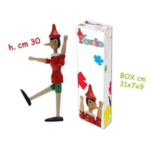 pinocchio in legno 30cm 