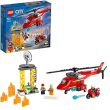 lego city elicottero di soccorso antincendio