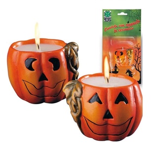 candele zucca in ceramica