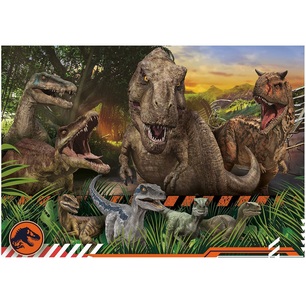 puzzle 104 pezzi jurassic world camp cretaceous