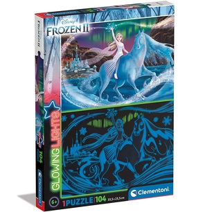 puzzle 104 pezzi frozen 2 fluorescente