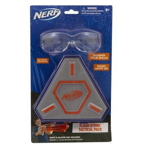 nerf set bersaglio con occhiali