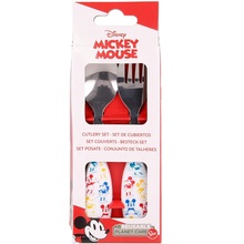 set posate di mickey in acciaio