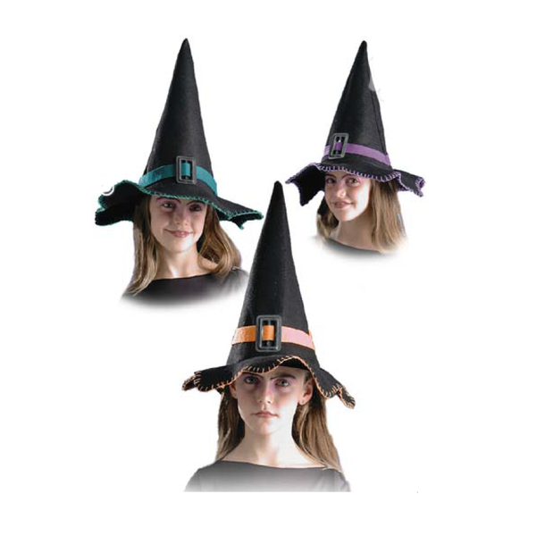 cappello strega in panno