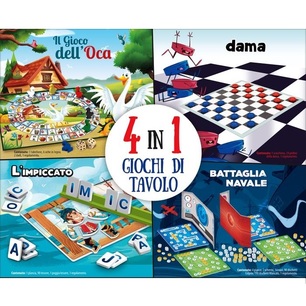 4 in 1 giochi da tacolo