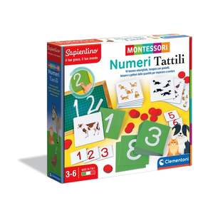 montessori numeri tattili