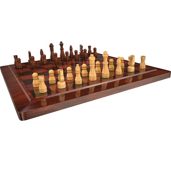 scacchi e dama in legno