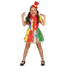 costume clown girl 5/7 anni