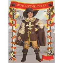 costume d'artagnan i moschettieri del re 7/9 anni