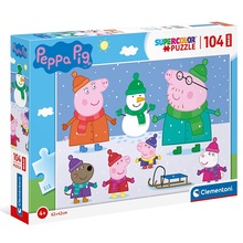 maxi puzzle 104 pezzi peppe pig
