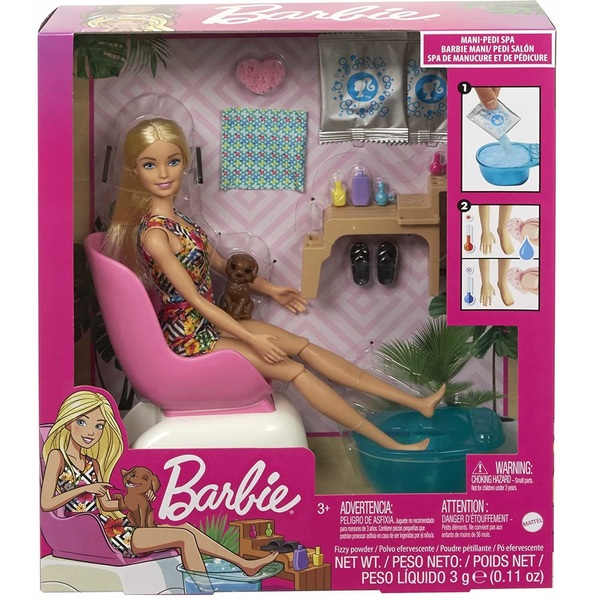 barbie spa manucure pedicure 